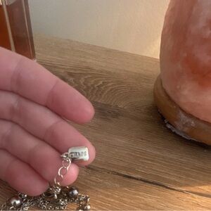 Chaps Silver Charm Necklace